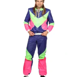 80er Jahre Trainingsanzug Männerkostüm