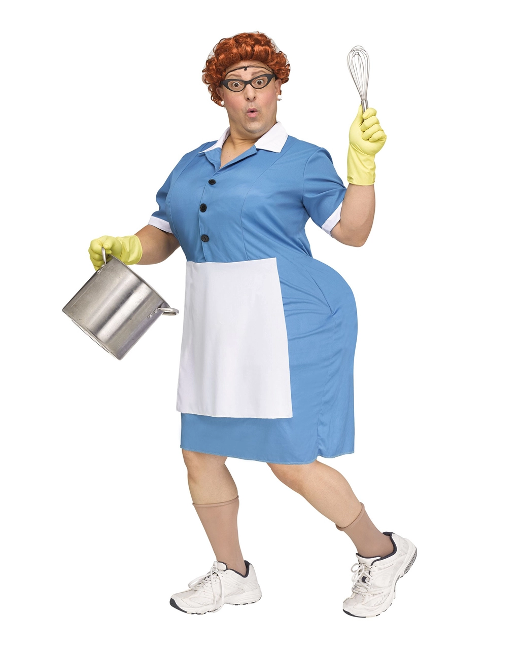 Big Booty Cafeteria Damen Kostüm Für Männer 1 Big Booty Cafeteria Damen Kostüm Für Männer