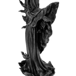 Grim Reaper Mit Schwarzen Krähen 29cm -Karnevalskostüme Herren Verkäufe grim reaper mit schwarzen raben grim reaper figurine with black ravens gothic deko gothic homeware 54865 03