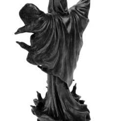 Grim Reaper Mit Schwarzen Krähen 29cm -Karnevalskostüme Herren Verkäufe grim reaper mit schwarzen raben grim reaper figurine with black ravens gothic deko gothic homeware 54865 04