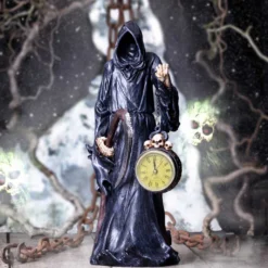 Sensenmann Mit Uhr Figur 39,5 Cm -Karnevalskostüme Herren Verkäufe grim reaper mit uhr figur grim reaper with clock figurine sensenmann deko figur 52546 07