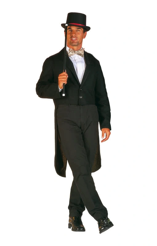 Schwarzer Herren Frack 1 Schwarzer Herren Frack