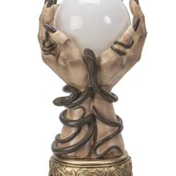 Wahrsagerin Hände Mit LED Kugel 27cm