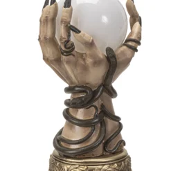 Wahrsagerin Hände Mit LED Kugel 27cm -Karnevalskostüme Herren Verkäufe hexenhaende mit wahrsage kugel fortun teller hands with crystal ball halloween deko 54735 03