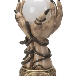 Wahrsagerin Hände Mit LED Kugel 27cm -Karnevalskostüme Herren Verkäufe hexenhaende mit wahrsage kugel fortun teller hands with crystal ball halloween deko 54735 04
