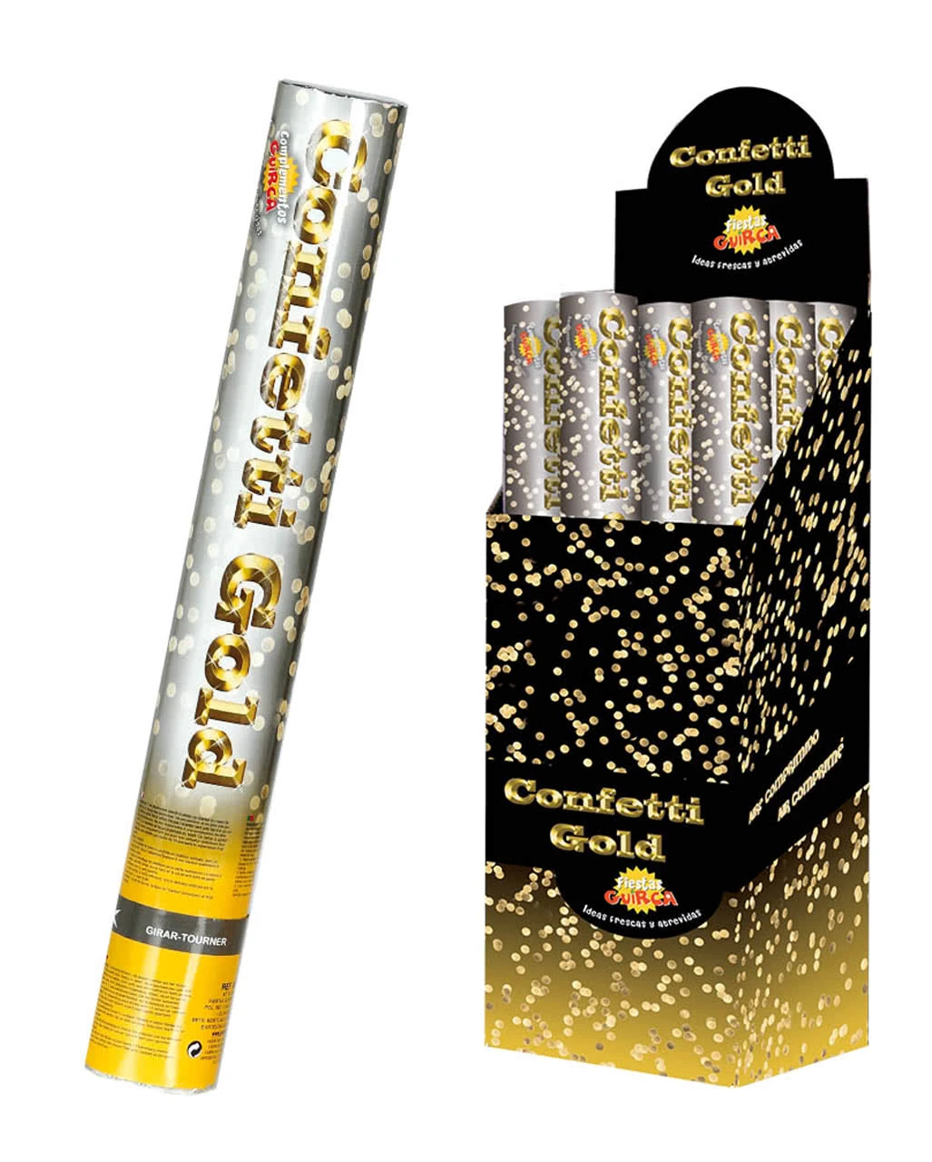 Konfetti Kanone Golden 1 Konfetti Kanone Golden