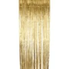 Goldener Lametta Vorhang