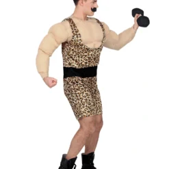 Starker Mann Kostüm 6 Starker Mann Kostüm -Karnevalskostüme Herren Verkäufe muskelprotz kostuem starker mann kostuem strong man male costume zirkuskostuem jahrmarkt kostuem 37001 03 1