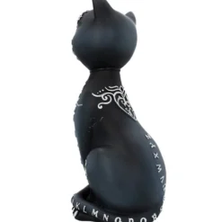 Mystic Spirit Katzenfigur 26cm -Karnevalskostüme Herren Verkäufe mystic ouija katzenfigur mystic spirit katzenfigur mystic kitty figurine gothic deko 50627 03