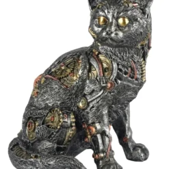 Apokalyptische Steampunk Katze 20cm