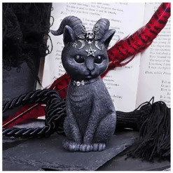 Mystische Katzenfigur Mit Ziegenhörner -Karnevalskostüme Herren Verkäufe okulte katzenfigur mit ziegenhoerner mystisc cat figurine with goat horns 39805 005