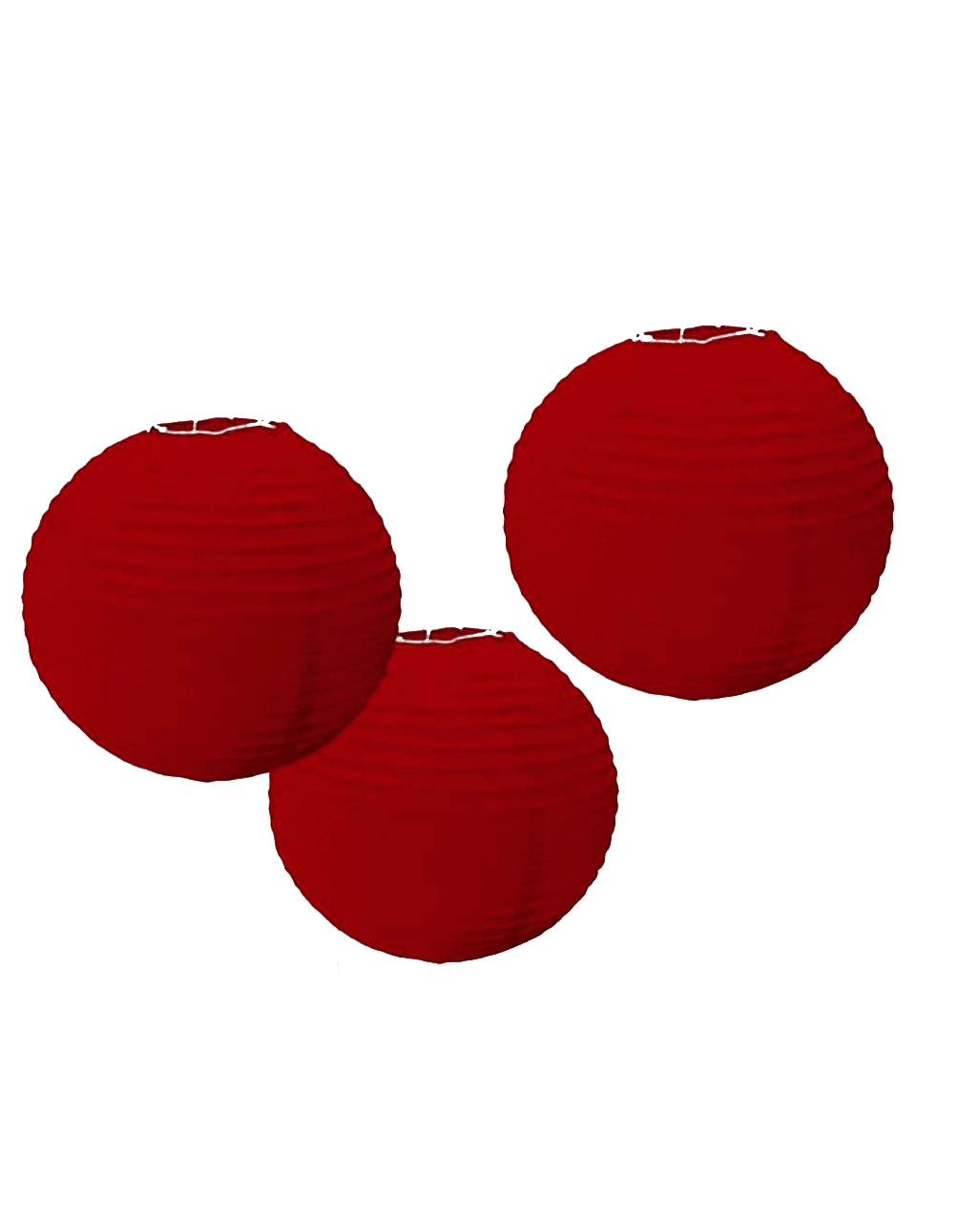 Lampion Set Aus Papier 3 Tlg. Rot 1 Lampion Set Aus Papier 3 Tlg. Rot