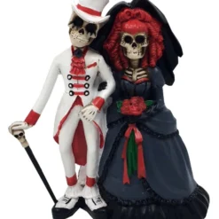 Skelett Gothic Hochzeitspaar 15cm