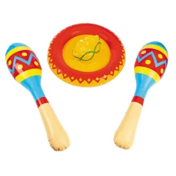 Aufblasbarer Sombrero Mit Maracas