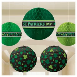 5 St. Patricks Day Deko Waben