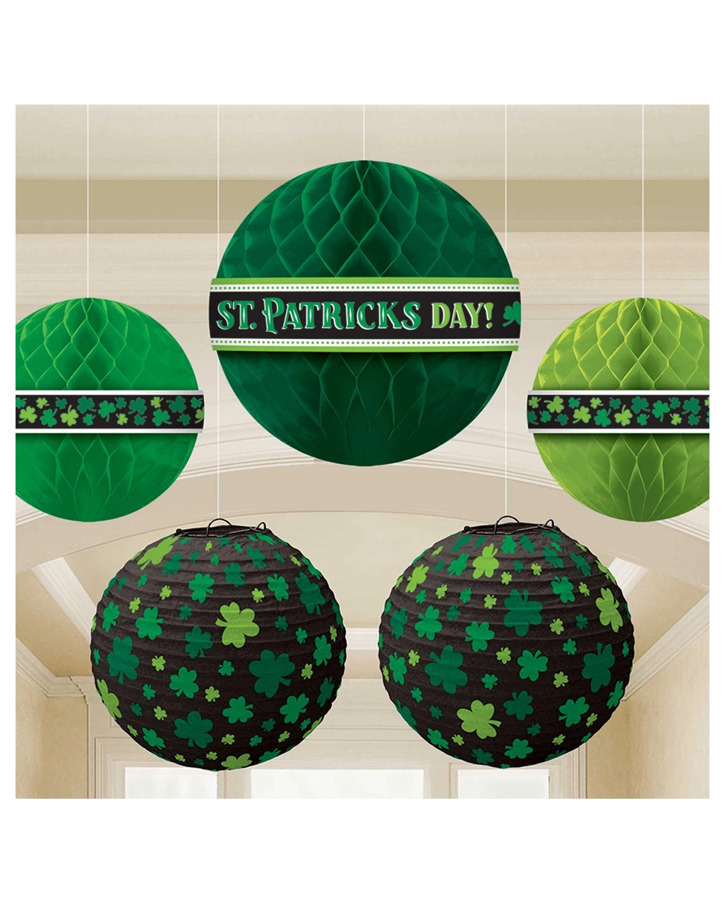 5 St. Patricks Day Deko Waben 1 5 St. Patricks Day Deko Waben