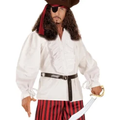 Weißes Herrenhemd Mit Rüschen & Knöpfen 8 Weißes Herrenhemd Mit Rüschen & Knöpfen -Karnevalskostüme Herren Verkäufe weisses rueschenhemd mit knoepfen karnevalshemd piratenhemd seeraeuberhemd 25592 4