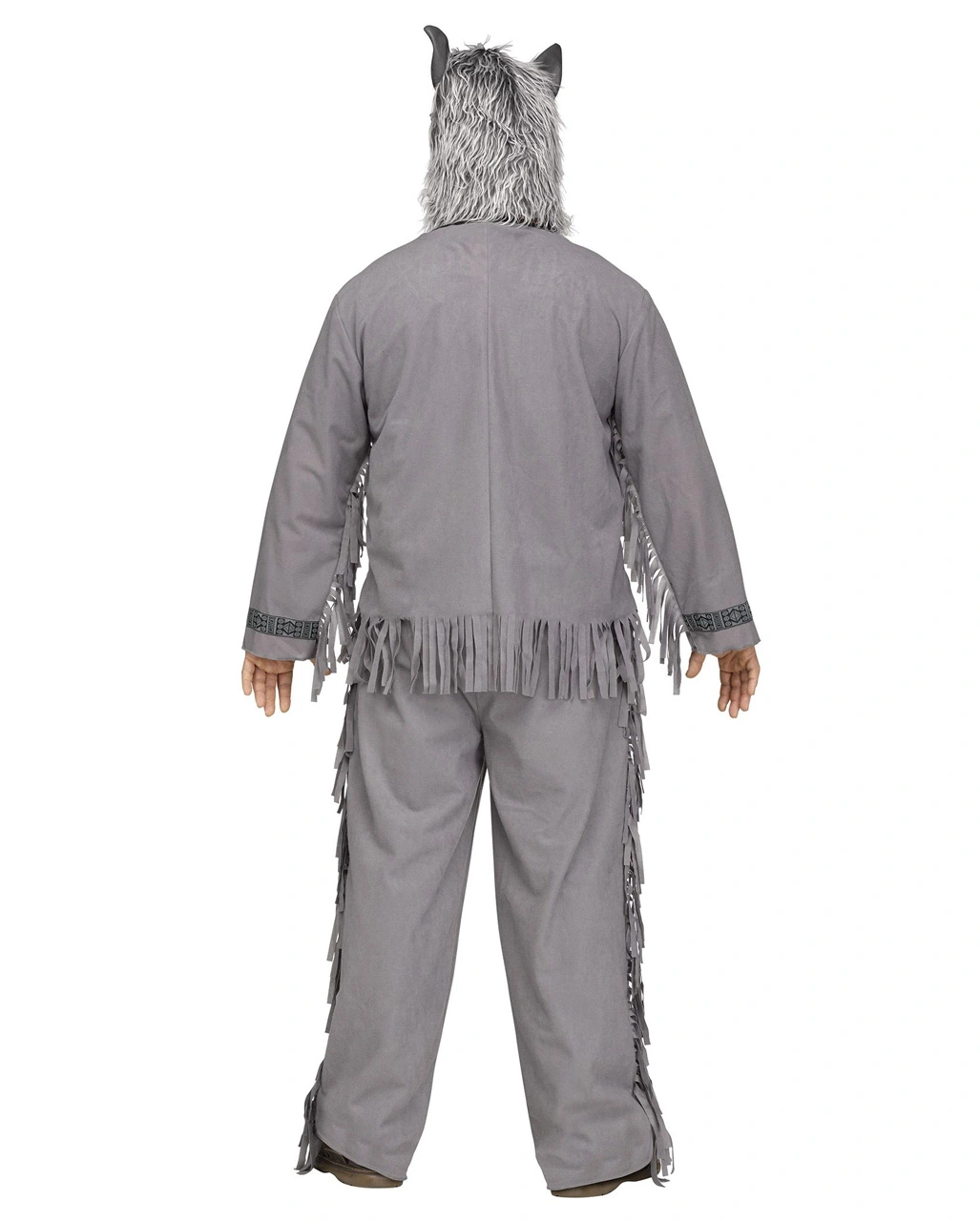 Wolfs Krieger Herrenkostüm Plus Size 2 Wolfs Krieger Herrenkostüm Plus Size – Bild 2